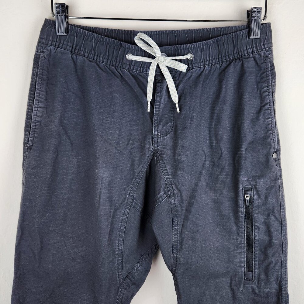 Vuori Men's Charcoal Ripstop Pants Organic Cotton sz S - Picture 5 of 12